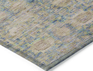 Piper Looms Chantille Modern ACN1774 Coral Machine Washable Area Rug Corner Image