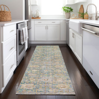 Piper Looms Chantille Modern ACN1774 Coral Machine Washable Area Rug Runner Lifestyle Image Feature