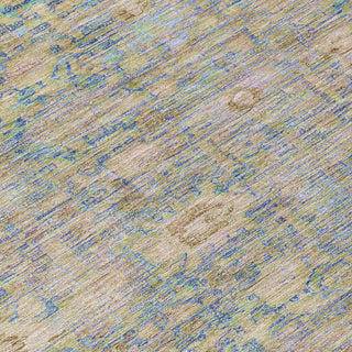 Piper Looms Chantille Modern ACN1774 Coral Machine Washable Area Rug Swatch Image