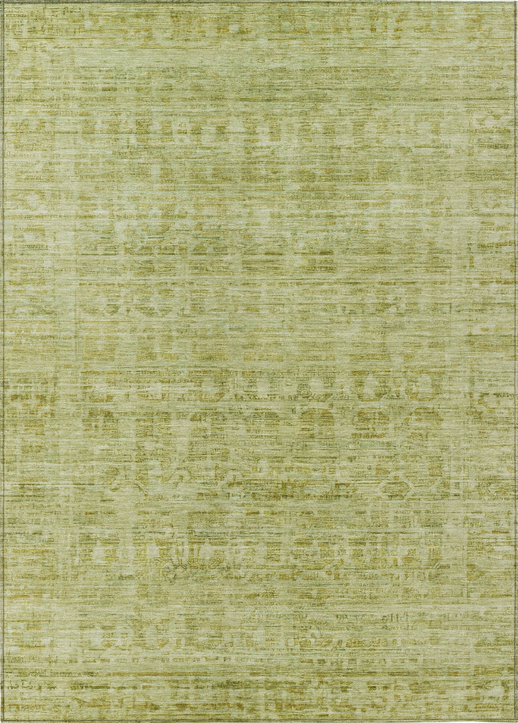 Piper Looms Chantille Border ACN1775 Sage Machine Washable Area Rug main image