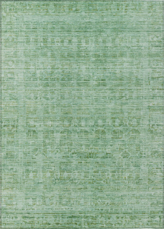 Piper Looms Chantille Border ACN1775 Teal Machine Washable Area Rug main image