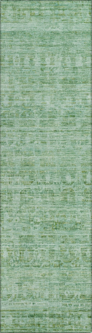 Piper Looms Chantille Border ACN1775 Teal Machine Washable Area Rug Runner Main Image
