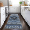 Piper Looms Chantille Tribal ACN1776 Blue Machine Washable Area Rug Runner Lifestyle Image Feature