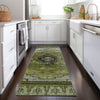 Piper Looms Chantille Tribal ACN1776 Olive Machine Washable Area Rug Runner Lifestyle Image Feature