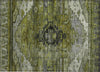 Piper Looms Chantille Tribal ACN1776 Olive Machine Washable Area Rug Scatter Main Image