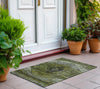 Piper Looms Chantille Tribal ACN1776 Olive Machine Washable Area Rug Scatter Outdoor Lifestyle Image Feature