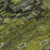 Piper Looms Chantille Tribal ACN1776 Olive Machine Washable Area Rug Swatch Image