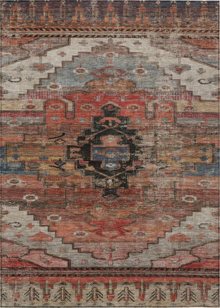 Piper Looms Chantille Tribal ACN1776 Paprika Machine Washable Area Rug main image