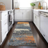 Piper Looms Chantille Modern ACN1777 Blue Machine Washable Area Rug Runner Lifestyle Image Feature
