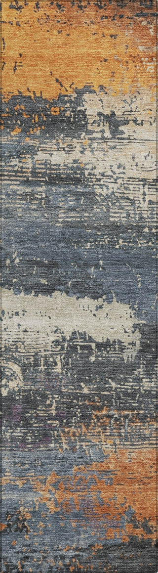 Piper Looms Chantille Modern ACN1777 Blue Machine Washable Area Rug Runner Main Image