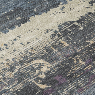 Piper Looms Chantille Modern ACN1777 Blue Machine Washable Area Rug Swatch Image