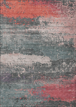 Piper Looms Chantille Modern ACN1777 Coral Machine Washable Area Rug main image