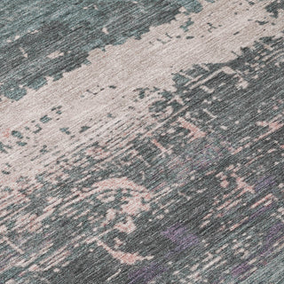 Piper Looms Chantille Modern ACN1777 Coral Machine Washable Area Rug Swatch Image