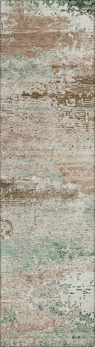 Piper Looms Chantille Modern ACN1777 Khaki Machine Washable Area Rug Runner Main Image