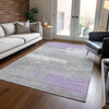 Piper Looms Chantille Modern ACN1777 Lavender Machine Washable Area Rug Lifestyle Image Feature
