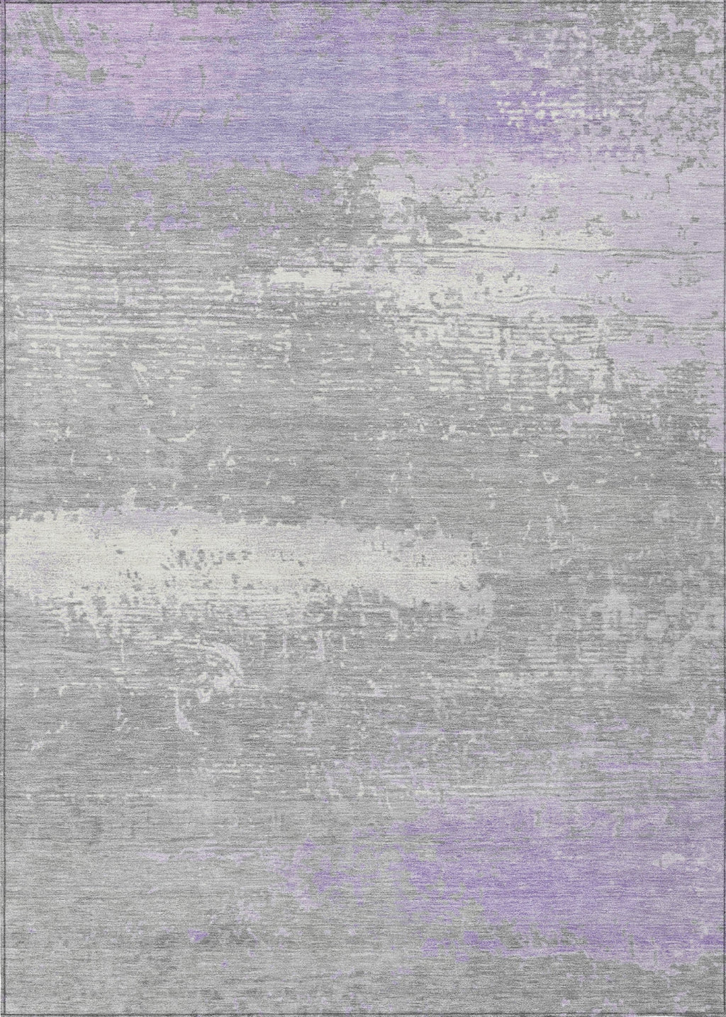 Piper Looms Chantille Modern ACN1777 Lavender Machine Washable Area Rug ...