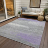 Piper Looms Chantille Modern ACN1777 Lavender Machine Washable Area Rug Outdoor Lifestyle Image Feature