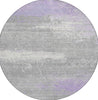 Piper Looms Chantille Modern ACN1777 Lavender Machine Washable Area Rug Round Main Image