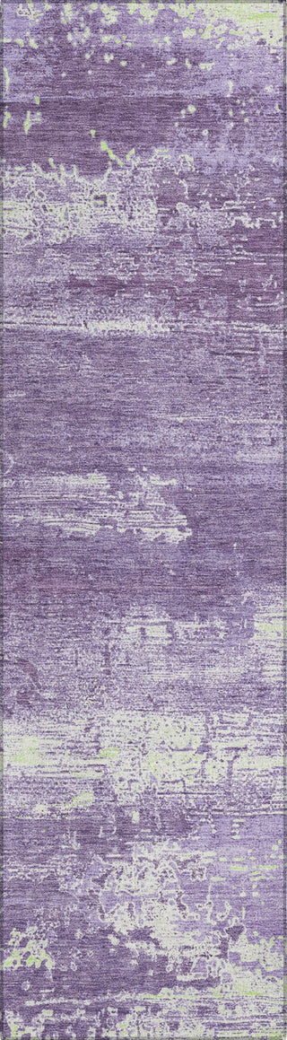 Piper Looms Chantille Modern ACN1778 Purple Machine Washable Area Rug Runner Main Image