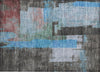 Piper Looms Chantille Blocks ACN1779 Sky Machine Washable Area Rug Scatter Main Image