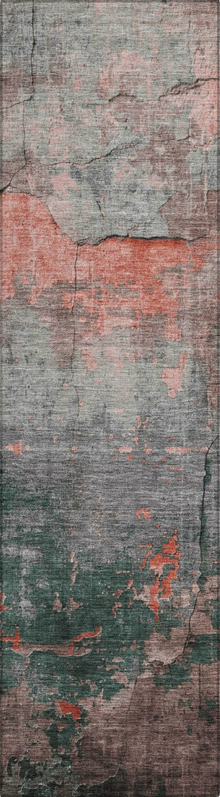 Piper Looms Chantille Modern ACN1780 Coral Machine Washable Area Rug Runner Main Image