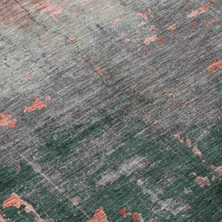 Piper Looms Chantille Modern ACN1780 Coral Machine Washable Area Rug Swatch Image