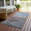 Piper Looms Chantille Modern ACN1780 Sky Machine Washable Area Rug Runner Outdoor Lifestyle Image Feature
