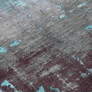 Piper Looms Chantille Modern ACN1780 Teal Machine Washable Area Rug Swatch Image