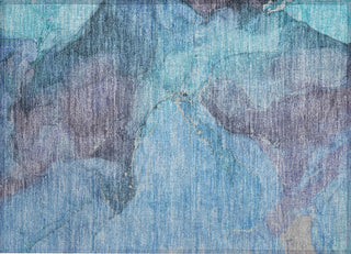 Piper Looms Chantille Contemporary ACN1781 Blue Machine Washable Area Rug Scatter Main Image