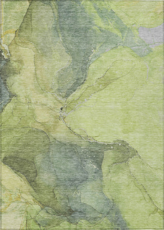 Piper Looms Chantille Contemporary ACN1781 Green Machine Washable Area Rug main image