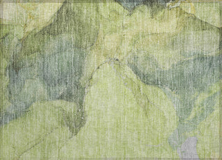 Piper Looms Chantille Contemporary ACN1781 Green Machine Washable Area Rug Scatter Main Image