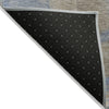 Piper Looms Chantille Contemporary ACN1781 Taupe Machine Washable Area Rug Backing Image