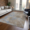 Piper Looms Chantille Contemporary ACN1781 Taupe Machine Washable Area Rug Lifestyle Image Feature