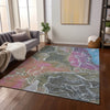 Piper Looms Chantille Contemporary ACN1782 Brown Machine Washable Area Rug Lifestyle Image Feature