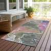 Piper Looms Chantille Contemporary ACN1782 Brown Machine Washable Area Rug Runner Outdoor Lifestyle Image Feature