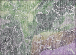 Piper Looms Chantille Contemporary ACN1782 Green Machine Washable Area Rug Scatter Main Image