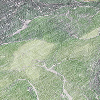 Piper Looms Chantille Contemporary ACN1782 Green Machine Washable Area Rug Swatch Image