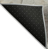 Piper Looms Chantille Contemporary ACN1782 Taupe Machine Washable Area Rug Backing Image