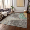 Piper Looms Chantille Contemporary ACN1782 Taupe Machine Washable Area Rug Lifestyle Image Feature