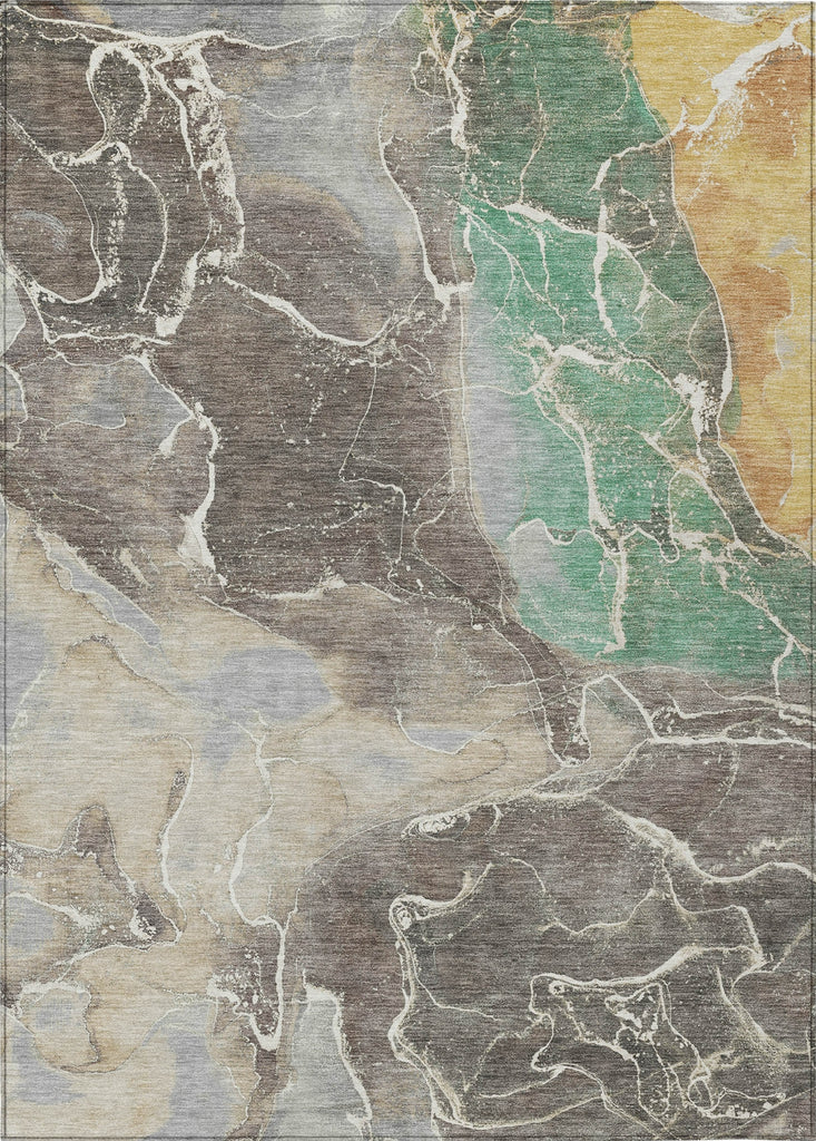 Piper Looms Chantille Contemporary ACN1782 Taupe Machine Washable Area Rug main image