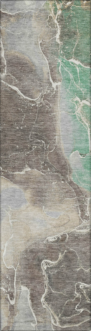 Piper Looms Chantille Contemporary ACN1782 Taupe Machine Washable Area Rug Runner Main Image