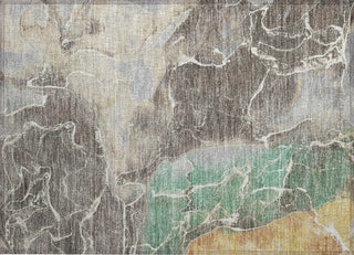 Piper Looms Chantille Contemporary ACN1782 Taupe Machine Washable Area Rug Scatter Main Image