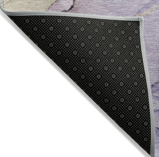 Piper Looms Chantille Modern ACN1783 Lavender Machine Washable Area Rug Backing Image