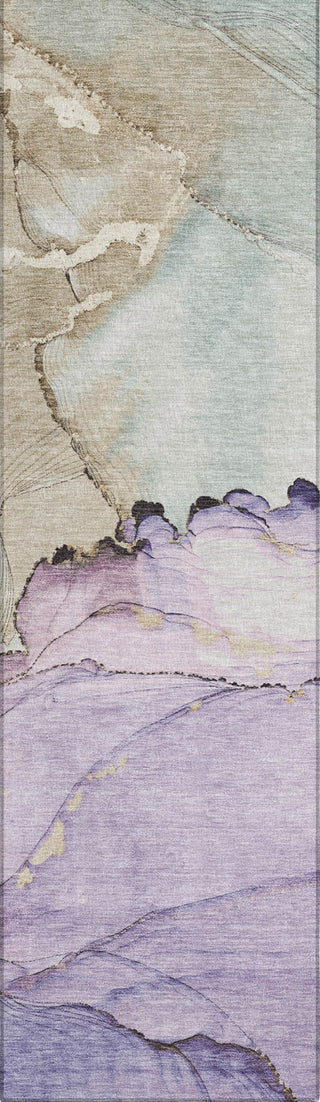 Piper Looms Chantille Modern ACN1783 Lavender Machine Washable Area Rug Runner Main Image
