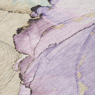 Piper Looms Chantille Modern ACN1783 Lavender Machine Washable Area Rug Swatch Image