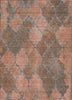 Piper Looms Chantille Damask ACN1784 Copper Machine Washable Area Rug main image