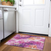 Piper Looms Chantille Abstract ACN1785 Garnet Machine Washable Area Rug Scatter Lifestyle Image Feature