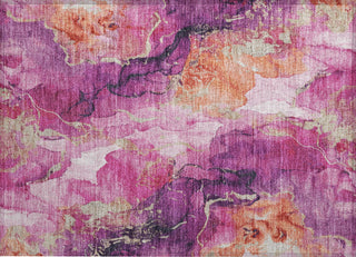 Piper Looms Chantille Abstract ACN1785 Garnet Machine Washable Area Rug Scatter Main Image