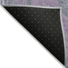 Piper Looms Chantille Swirls ACN1786 Lavender Machine Washable Area Rug Backing Image