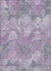 Piper Looms Chantille Swirls ACN1786 Lavender Machine Washable Area Rug main image